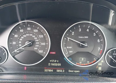 2016 BMW 320I из США, поврежденный, VIN WBA8E1G50GNT36933